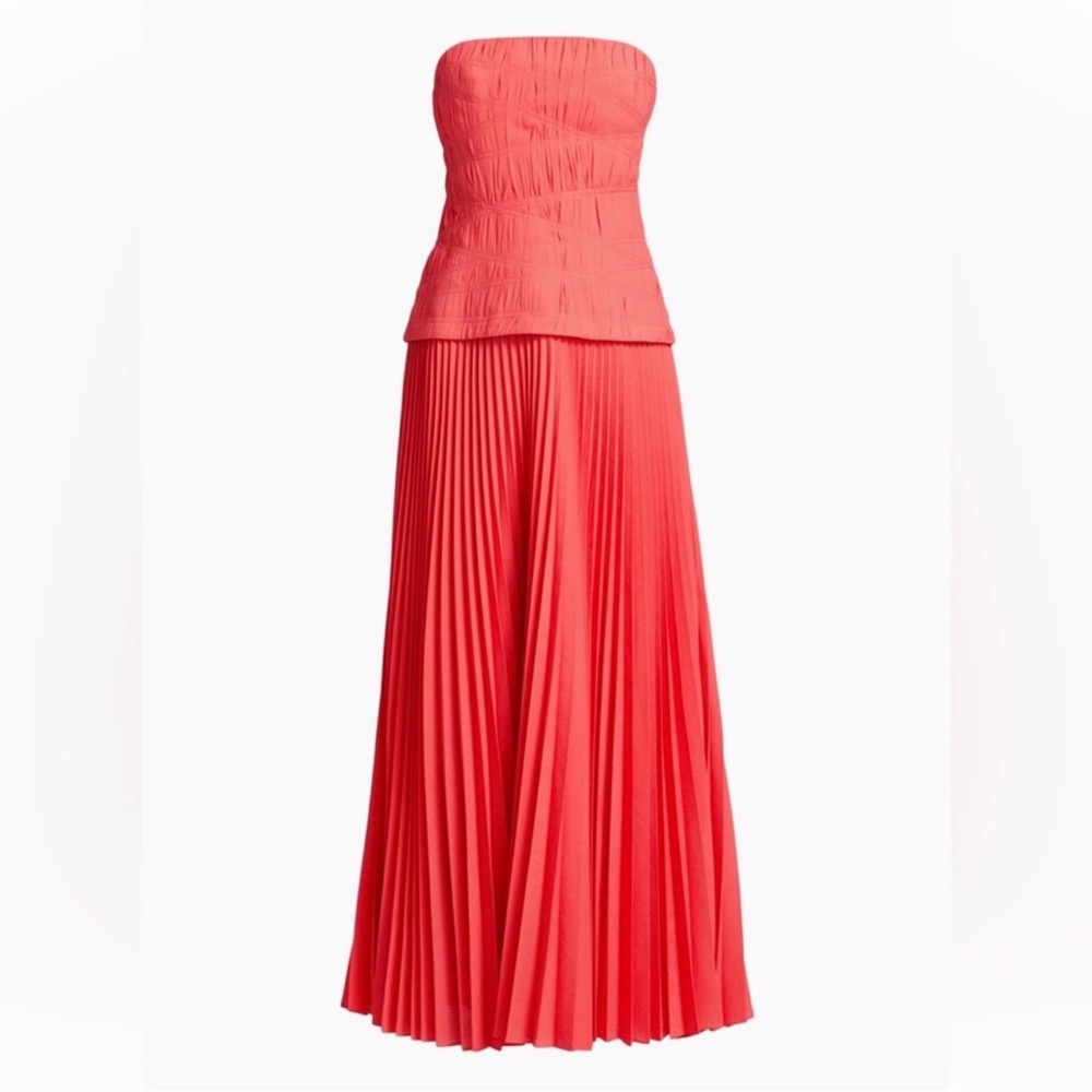 Acler Bristol Strapless Midi Dress